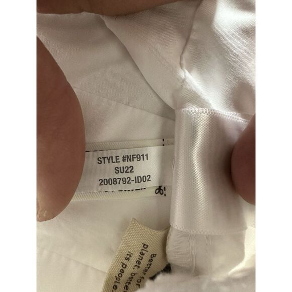 MADEWELL Women's Poplin Flutter-Sleeve Pintuck‎ Mini Dress Small NF911 ($98) - Picture 11 of 11